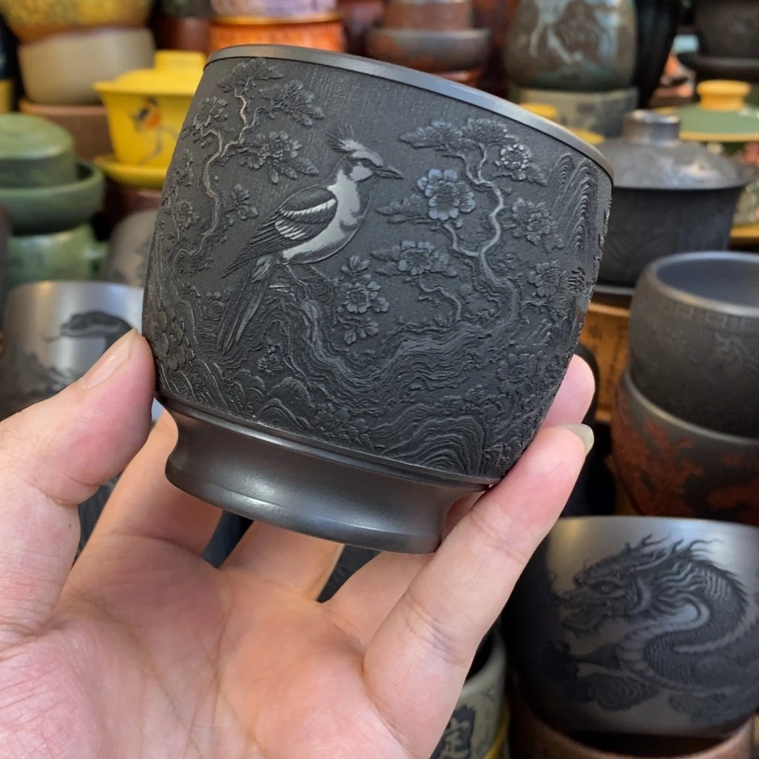 宜兴全手工紫砂杯