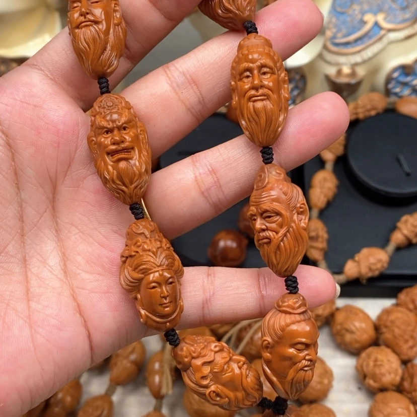 【闪购商品】橄榄核吊坠橄榄手工雕刻工艺