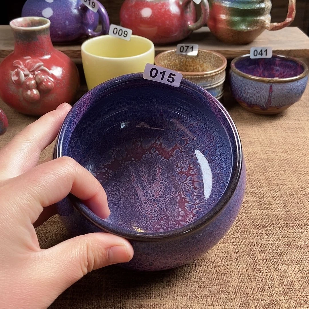 瓷片钧瓷茶壶茶具