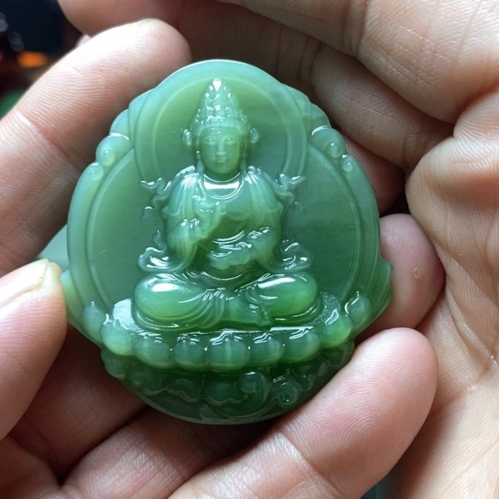 和田玉（碧玉）挂件未镶嵌