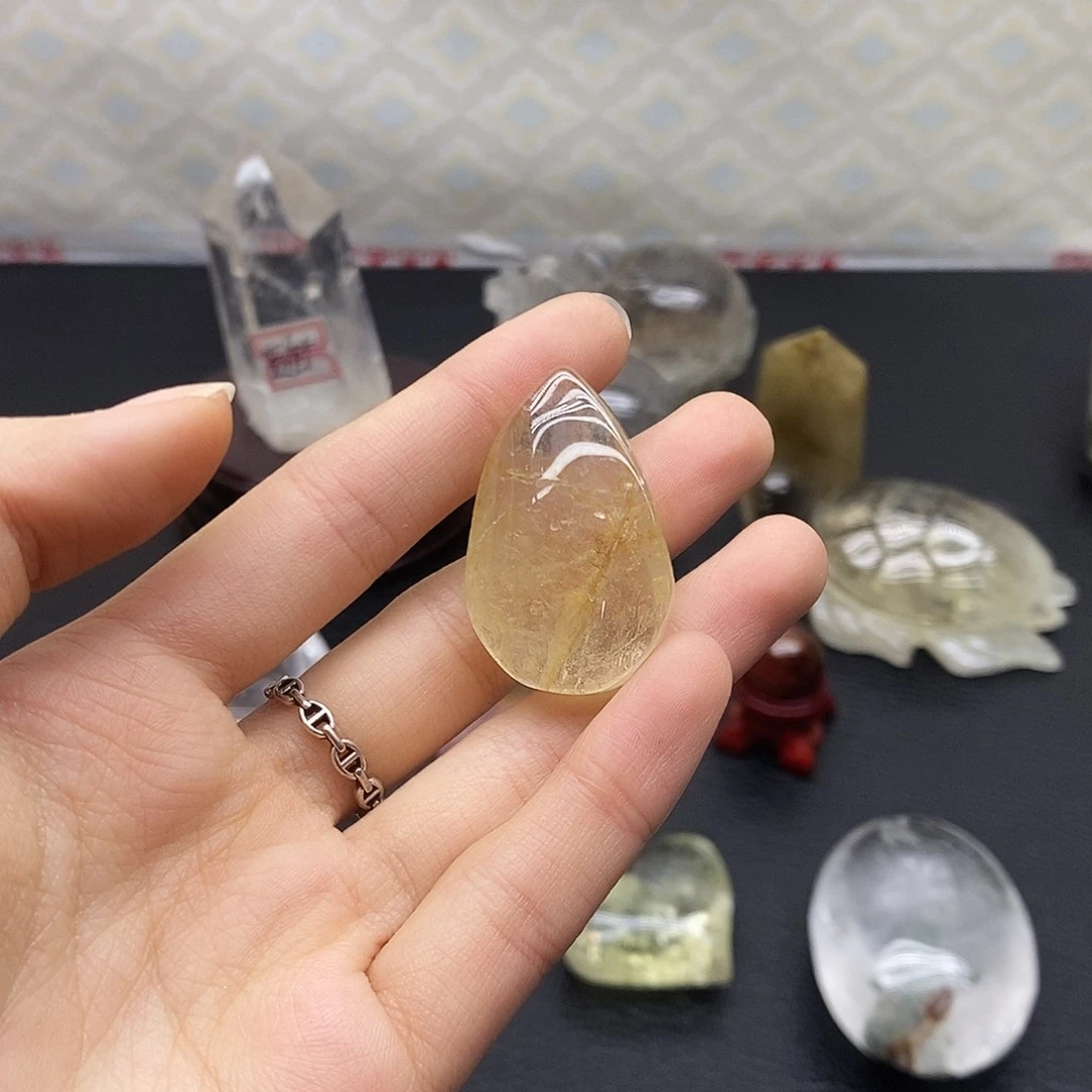 水晶未镶嵌珠宝半成品37水晶石