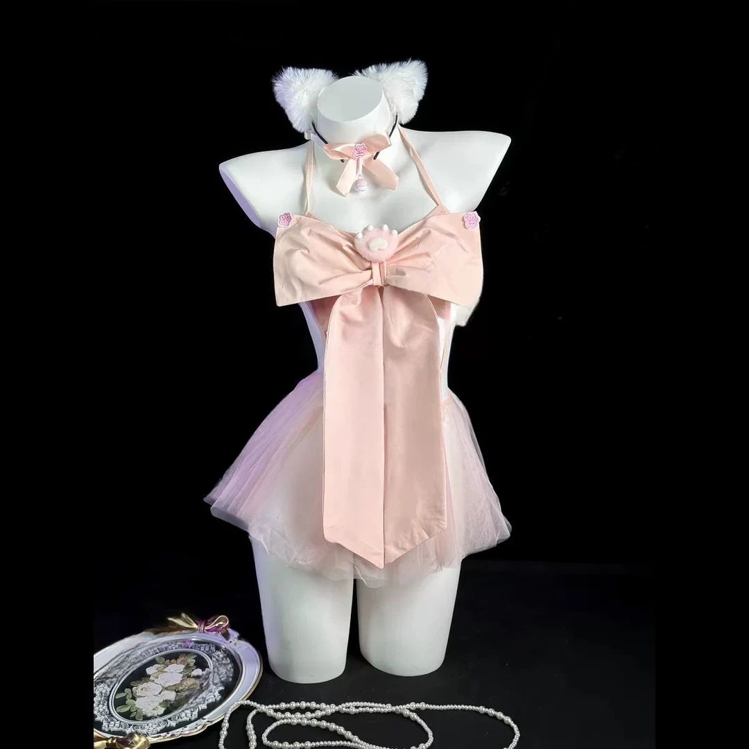 纯欲猫咪制服性感诱惑睡衣服套装女睡衣性感