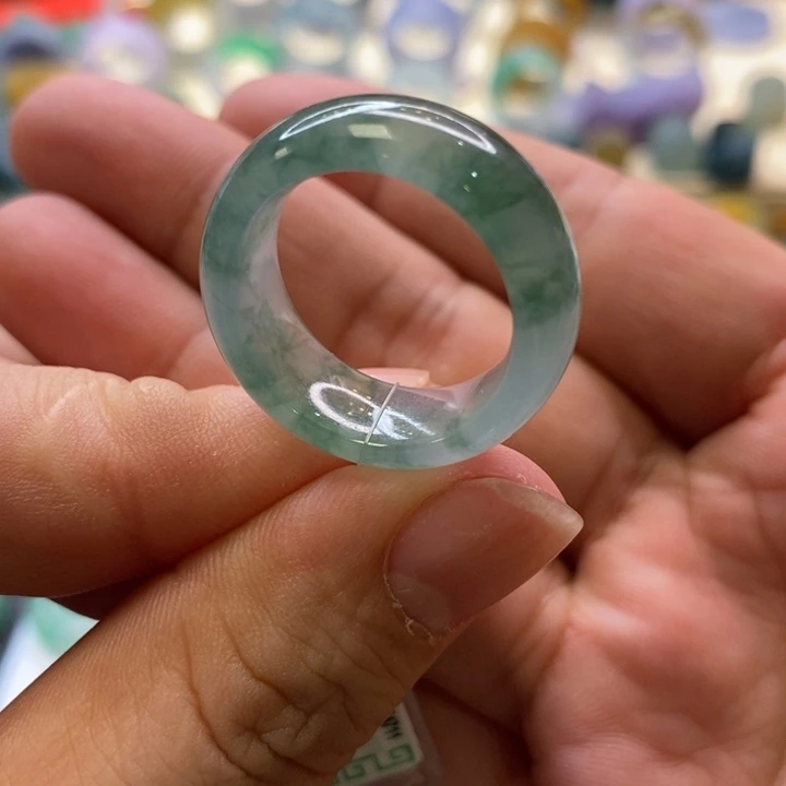 未镶嵌戒指翡翠翡翠戒指18