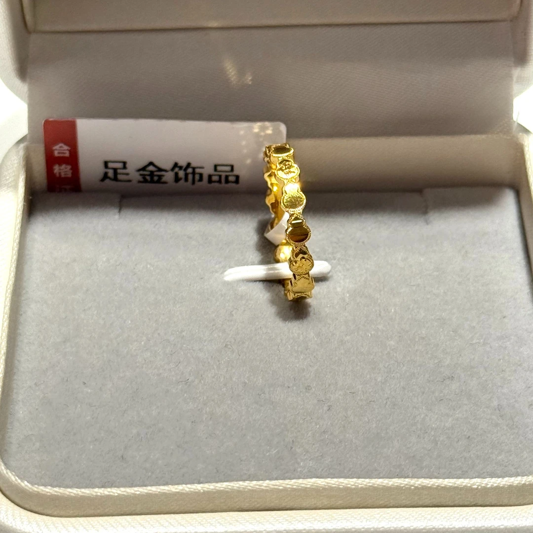 【莹莹专享】足金999 光面葫芦 GP 12# 3.03 纳金添喜