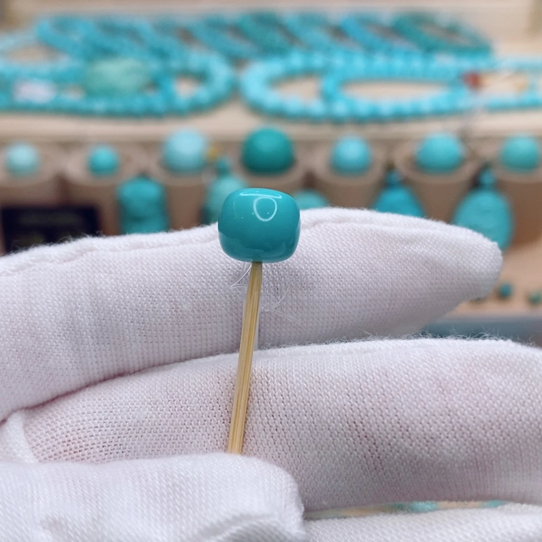 绿松石未镶嵌珠宝奇石9.3mm