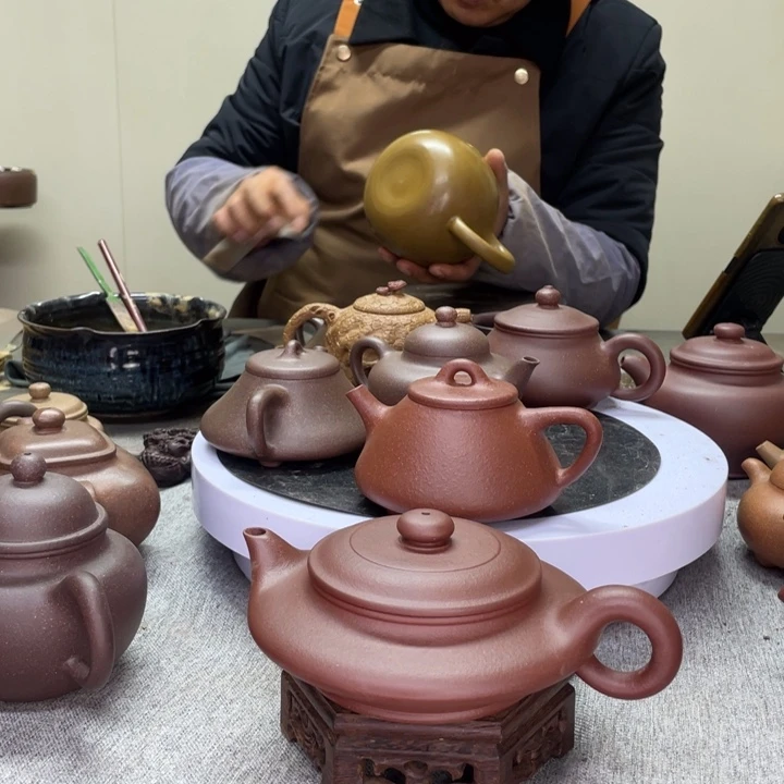 底槽青茶壶书扁260C半手工制作