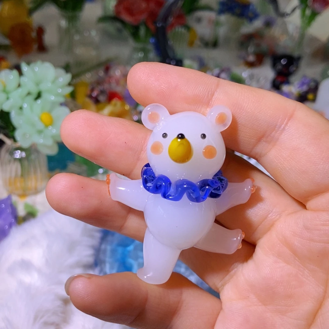 琉璃手工艺品蓝色