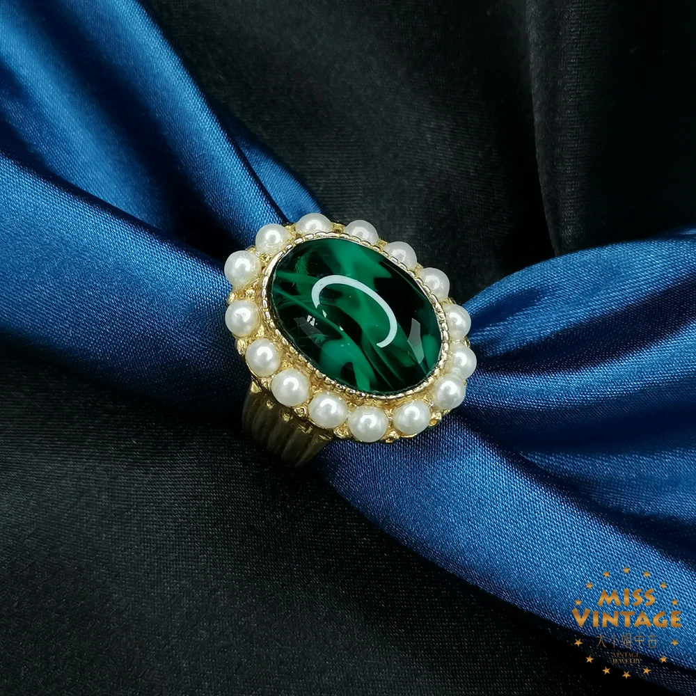 合金戒指 Ben Amun拜雅曼高阶云纹琉璃戒指14号半[1504101-019]