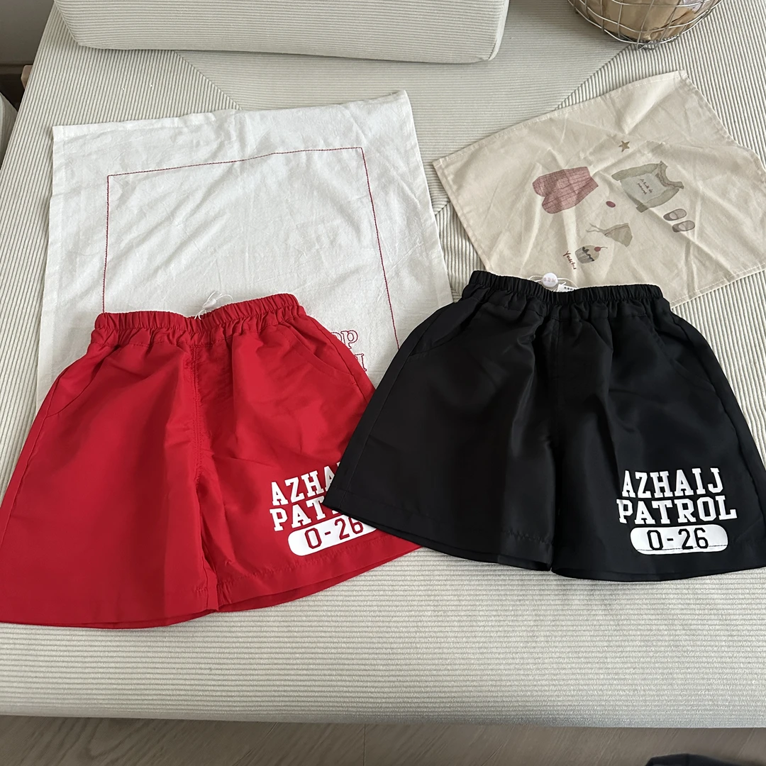 A070-儿童双色运动裤短裤