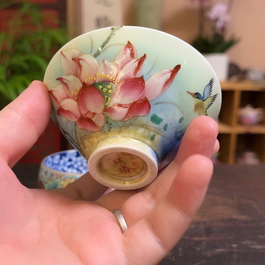 柴烧手工手绘陶瓷