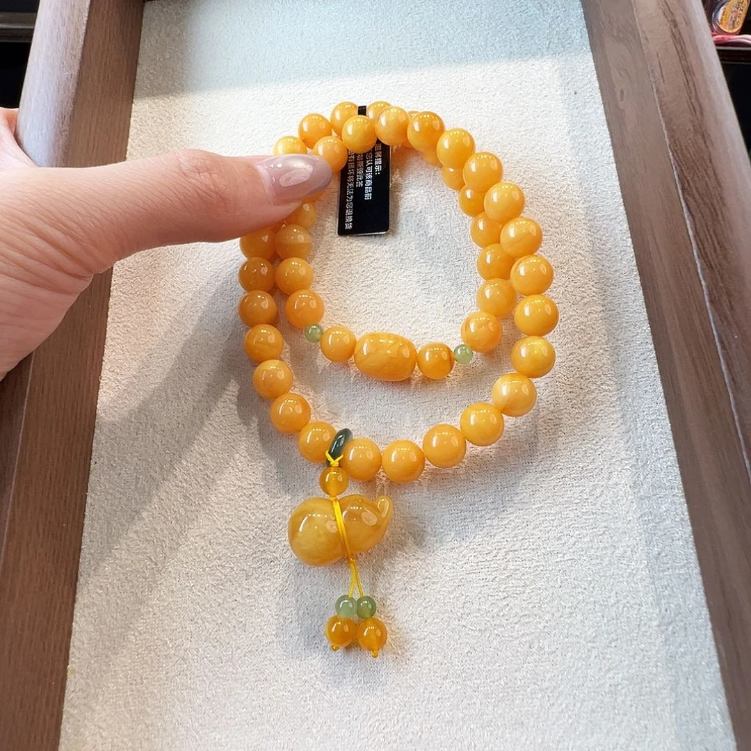 蜜蜡未镶嵌手链蜜蜡8.3mm