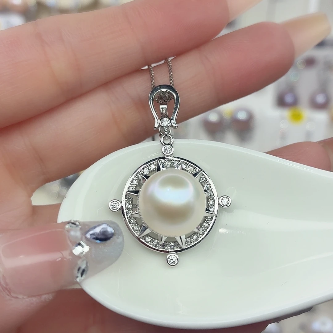 淡水珍珠颈饰合金
