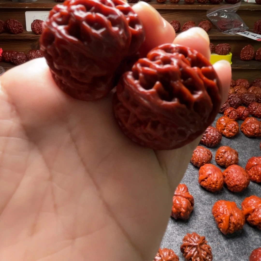 吊坠文玩核桃文玩核桃 手把件 苹果圆