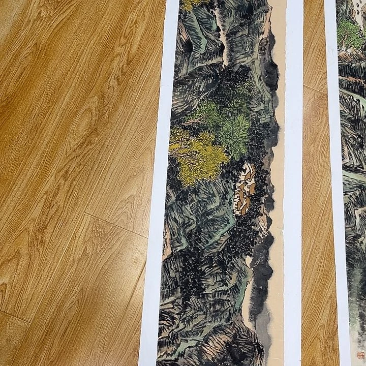 木***9姜奇老师山水作品