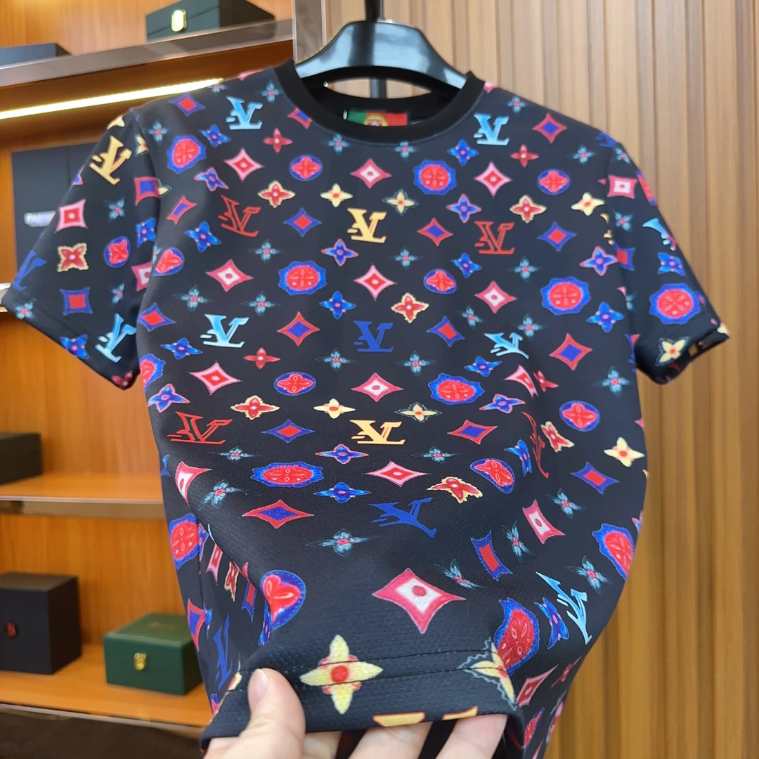 夏季新款时尚短袖修身男女同款高品质短袖T恤825005-ZL