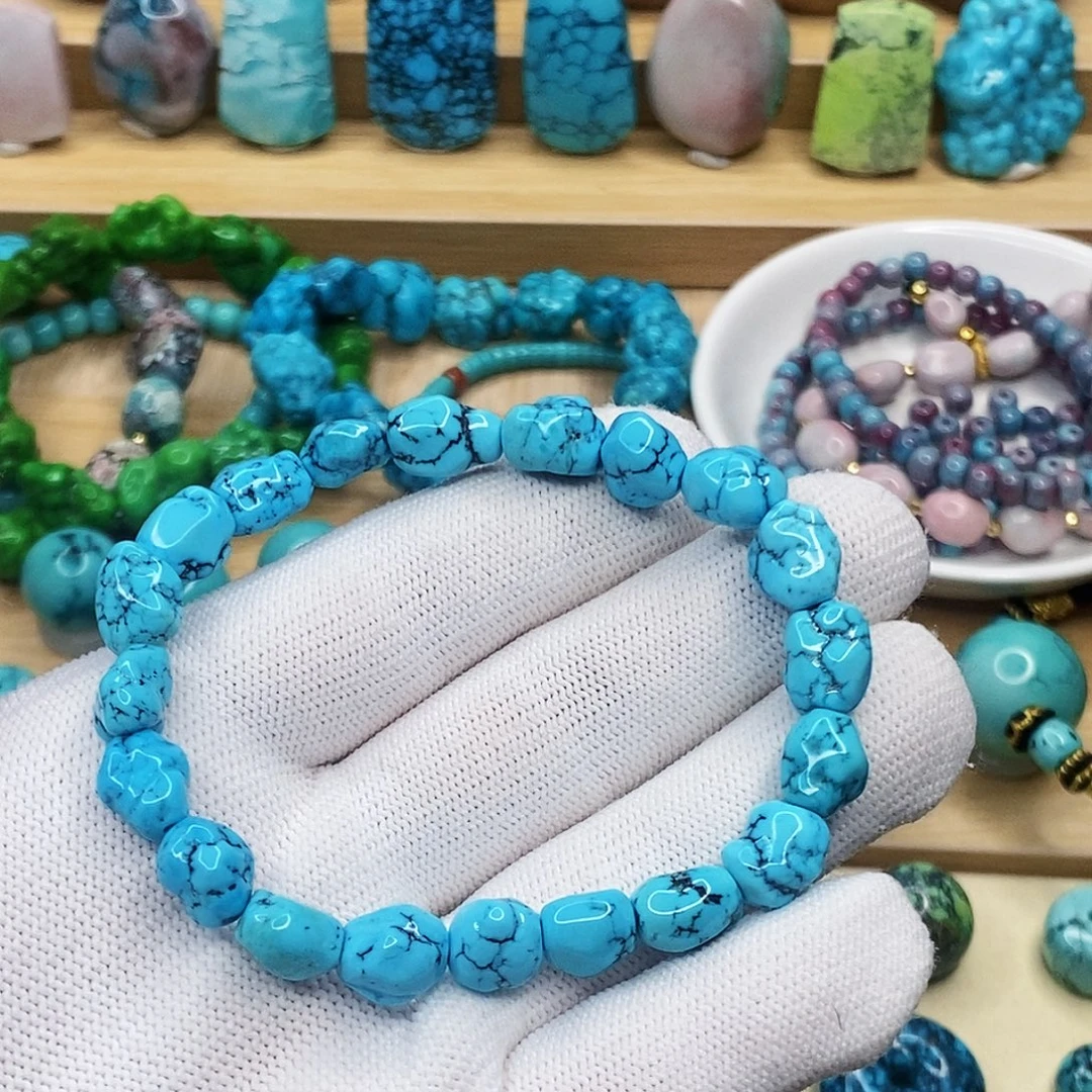 绿松石未镶嵌珠宝奇石