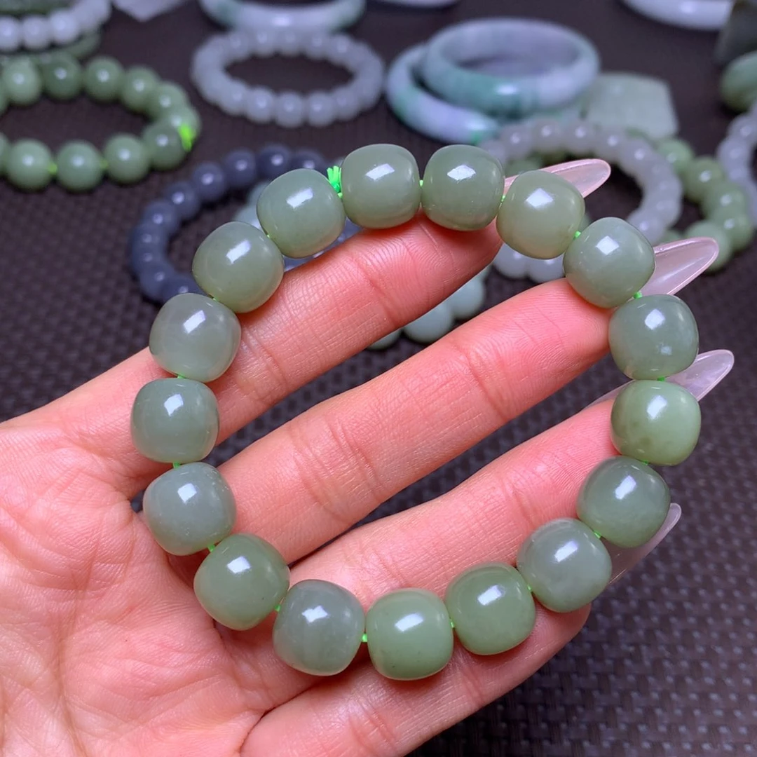 未镶嵌手串和田玉卡12