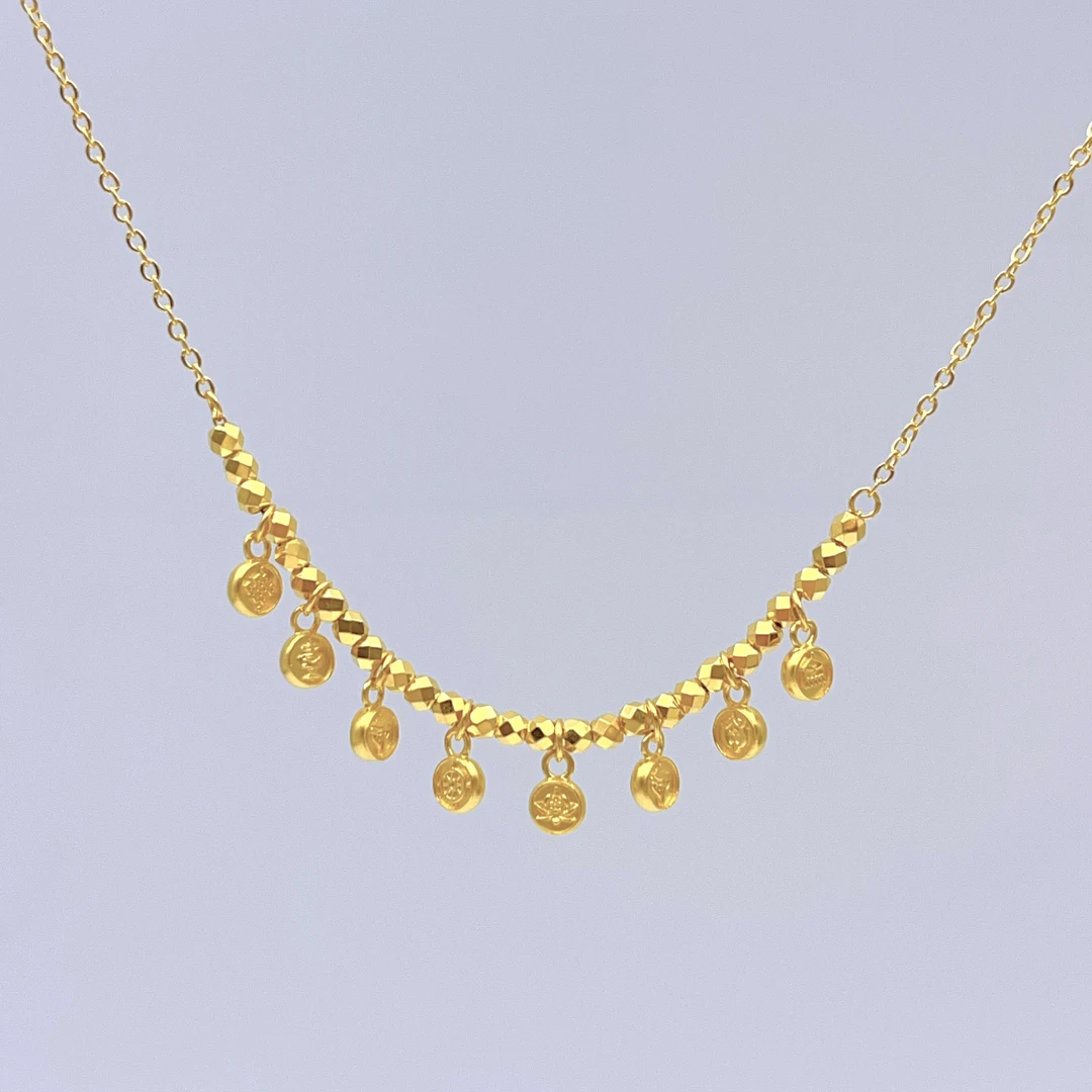 SUNFEEL/赛菲尔黄金足金999蹦迪黄金套链2.8mm流行百搭送礼