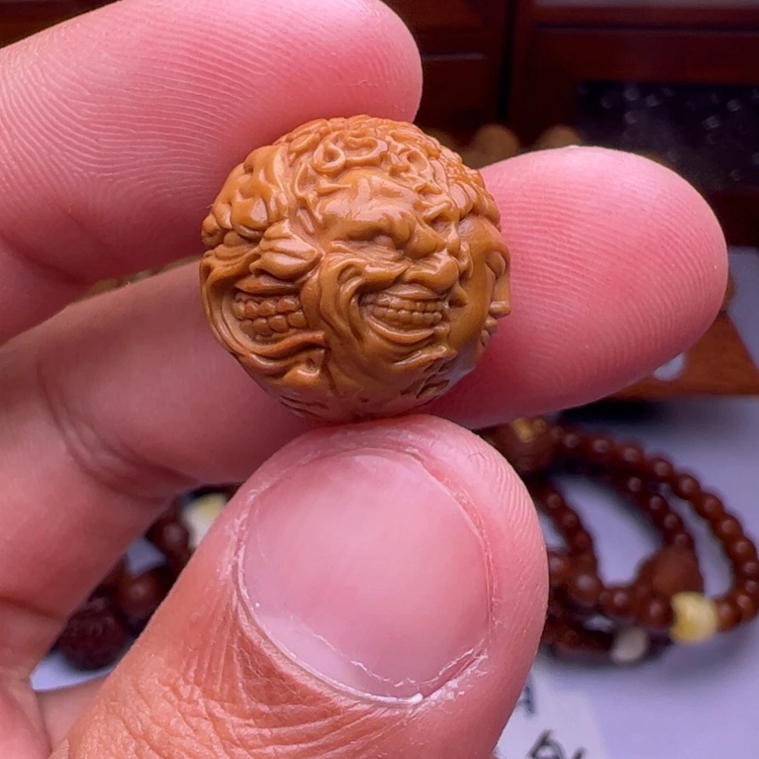 猴头核桃吊坠精工多面额僧福利