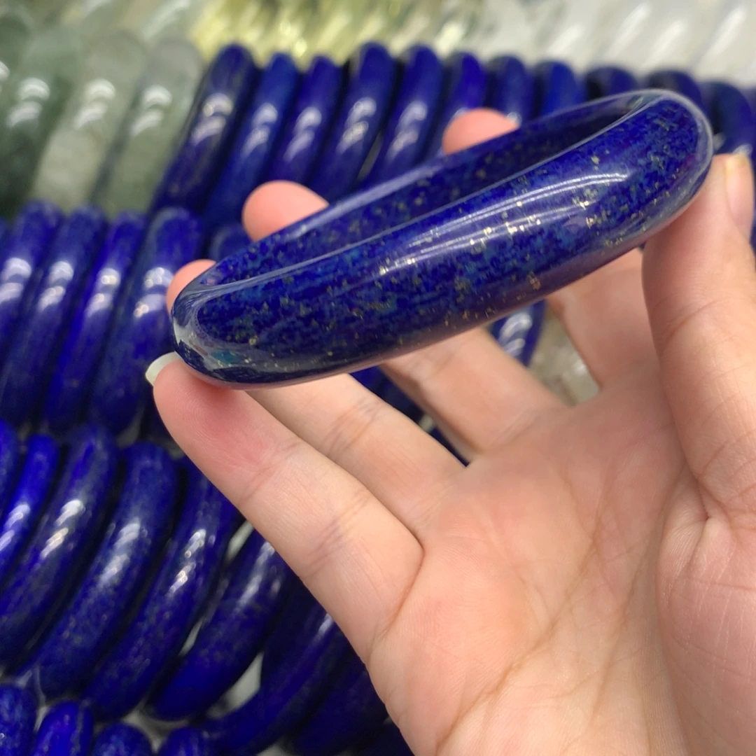 青金石未镶嵌手镯