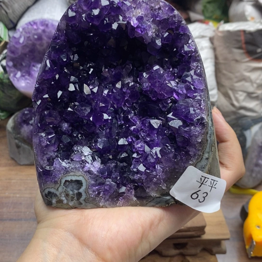 紫晶珠宝半成品未镶嵌