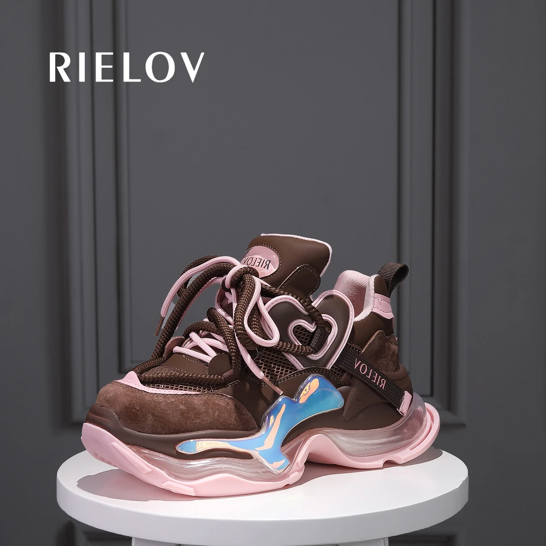 一号店 RIELOV增高7cm时尚潮流百搭女士休闲鞋 25-990
