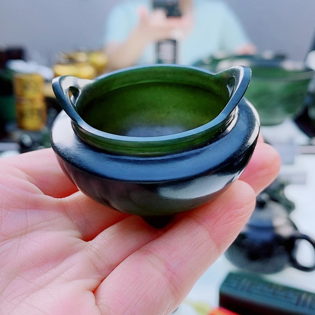和田玉（青玉）未镶嵌摆件