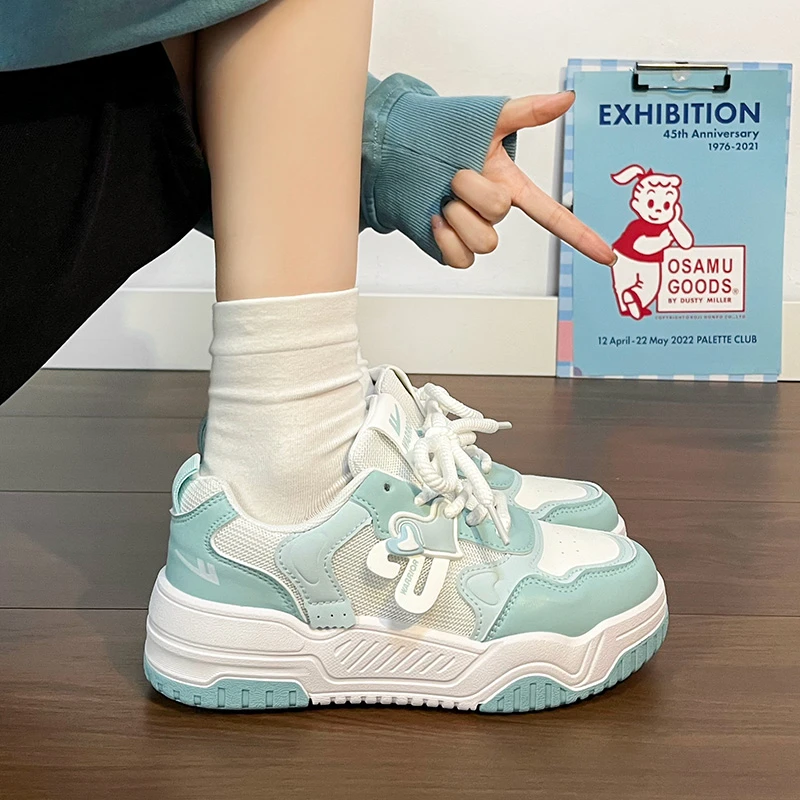 回力小众板鞋女夏季百搭透气网面学生休闲时尚厚底小白鞋ins潮流