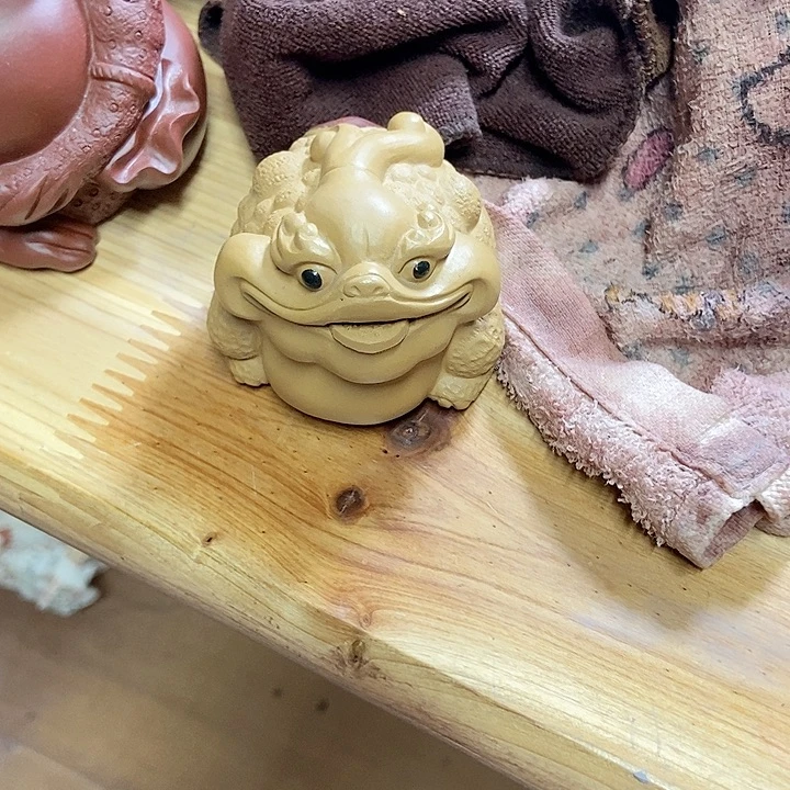 紫砂茶宠宜兴紫砂金蟾