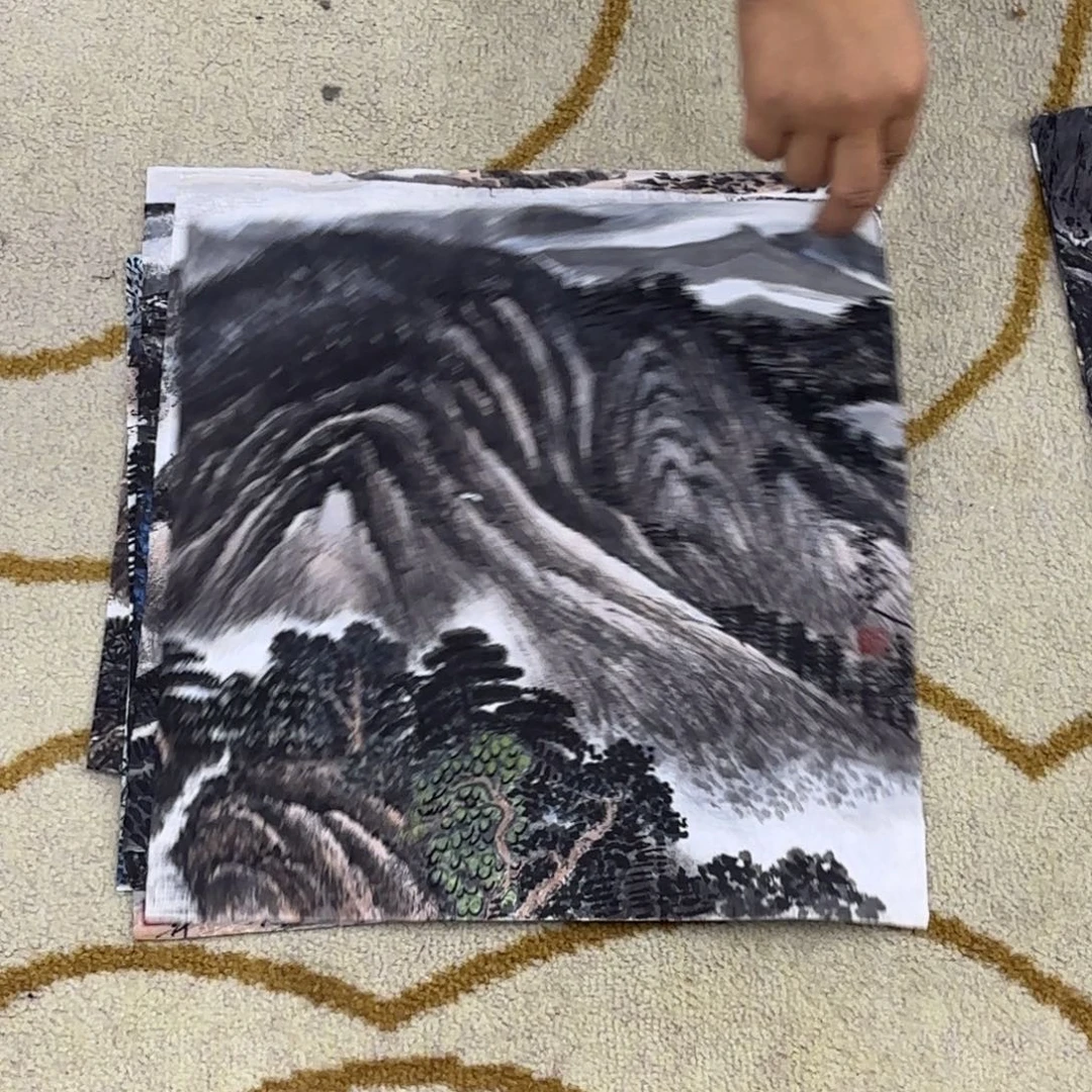 国画雪谷山人老师作品刘
