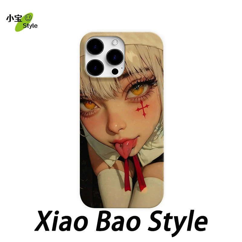 舌钉少女适用苹果16pro手机壳iphone15promax小众14华为小米