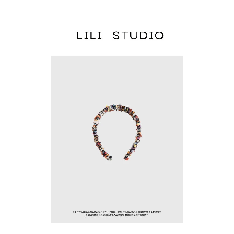 「彩虹发箍」不理理秋季新款小众女装时尚装饰百搭发箍