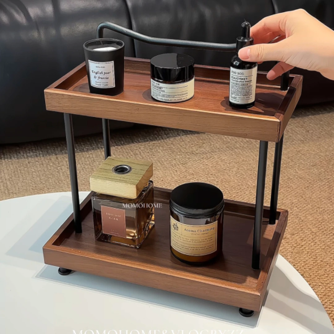 MOMO中古风杯架置物架家用餐边柜支架桌面马克杯咖啡杯茶杯水杯收