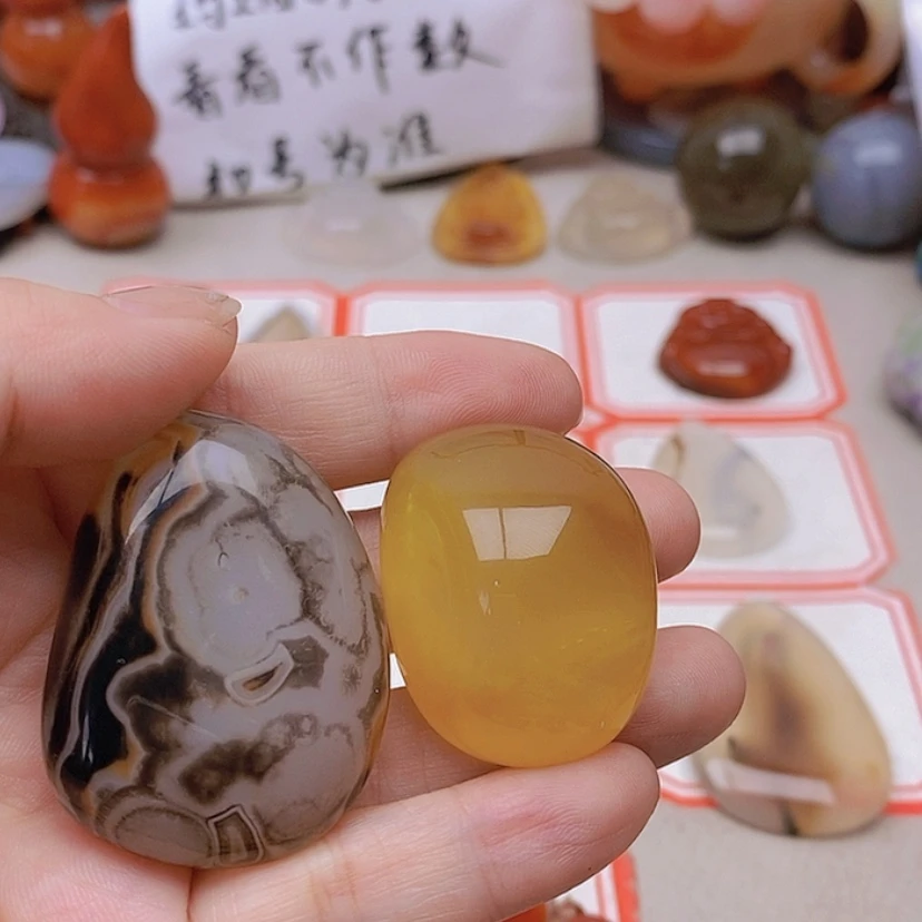 【闪购商品】未镶嵌玛瑙/玉髓珠宝半成品铭**乐