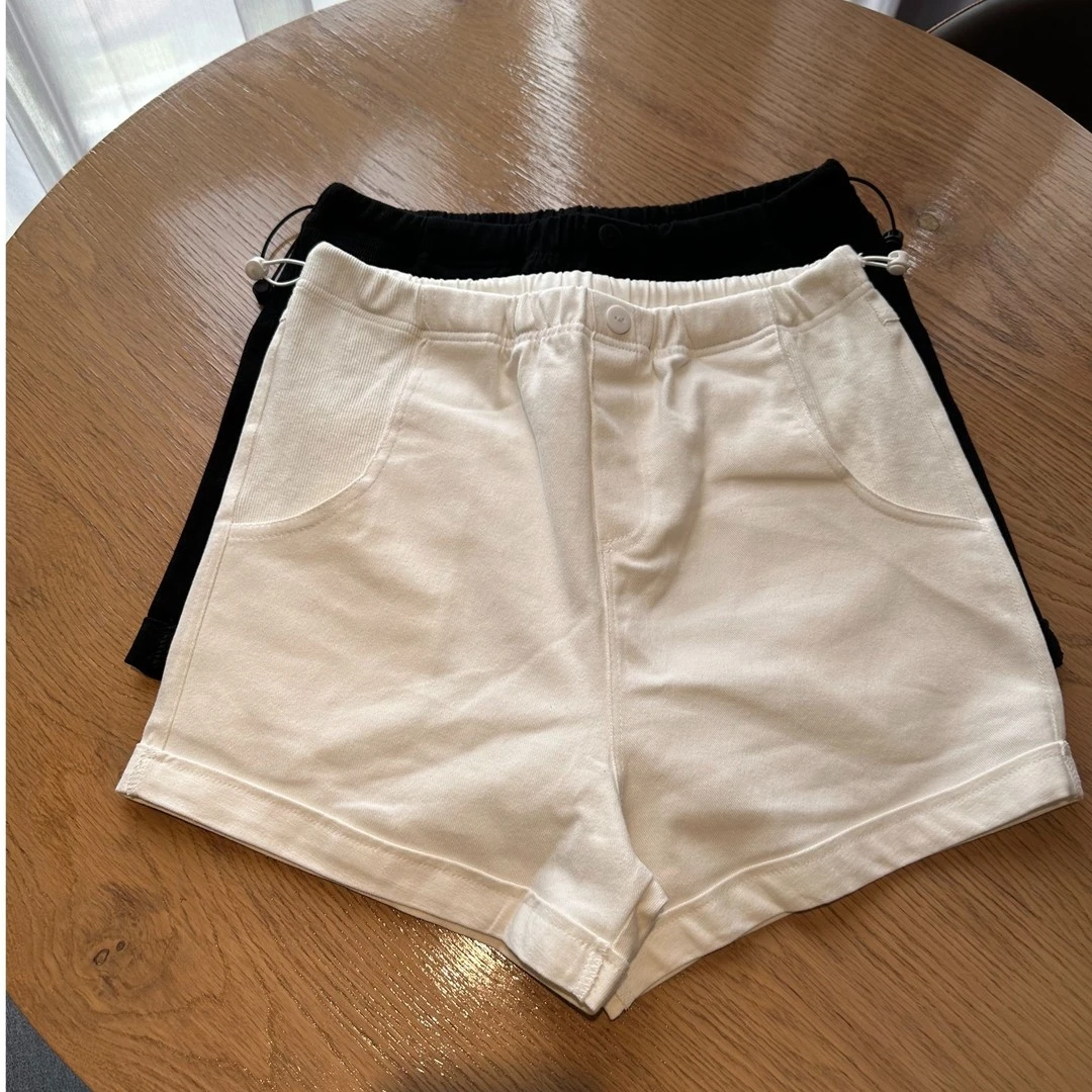 孕妇短裤薄款小个子2025外穿宽松百搭休闲运动牛仔无托腹裤子夏季