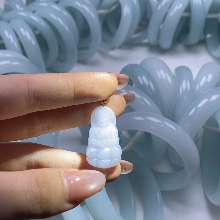 翡翠未镶嵌吊坠(不含链)翡翠