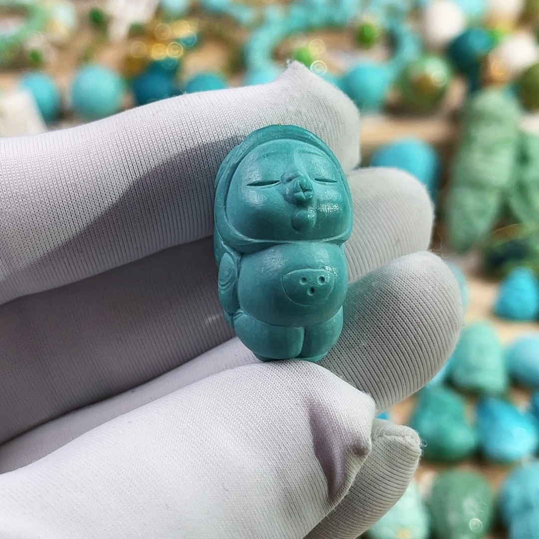 绿松石未镶嵌珠宝奇石