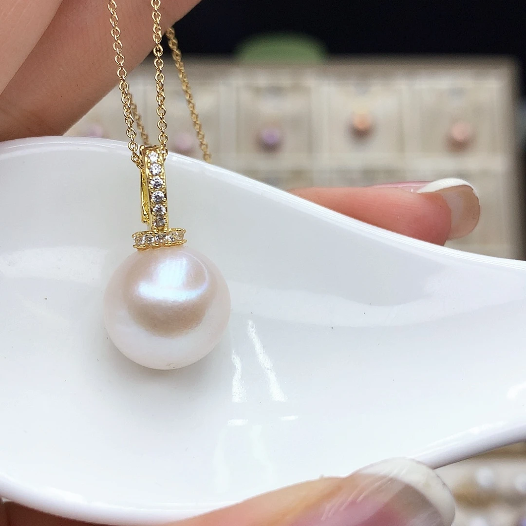 淡水珍珠合金吊坠(赠链)