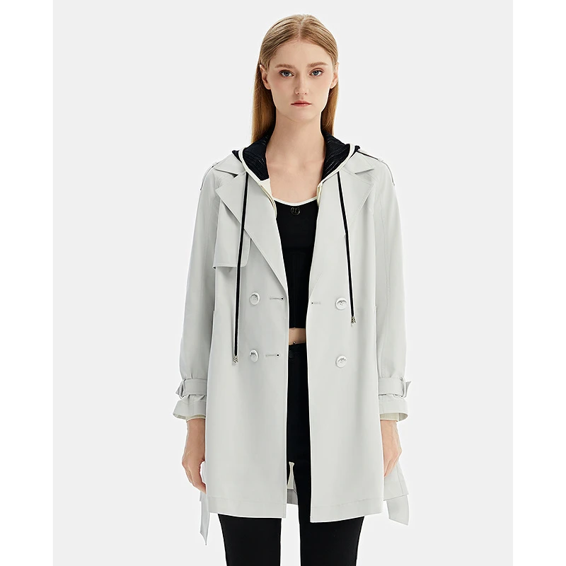 【小北专属】莱芙艾迪儿中长风衣1V1W64246