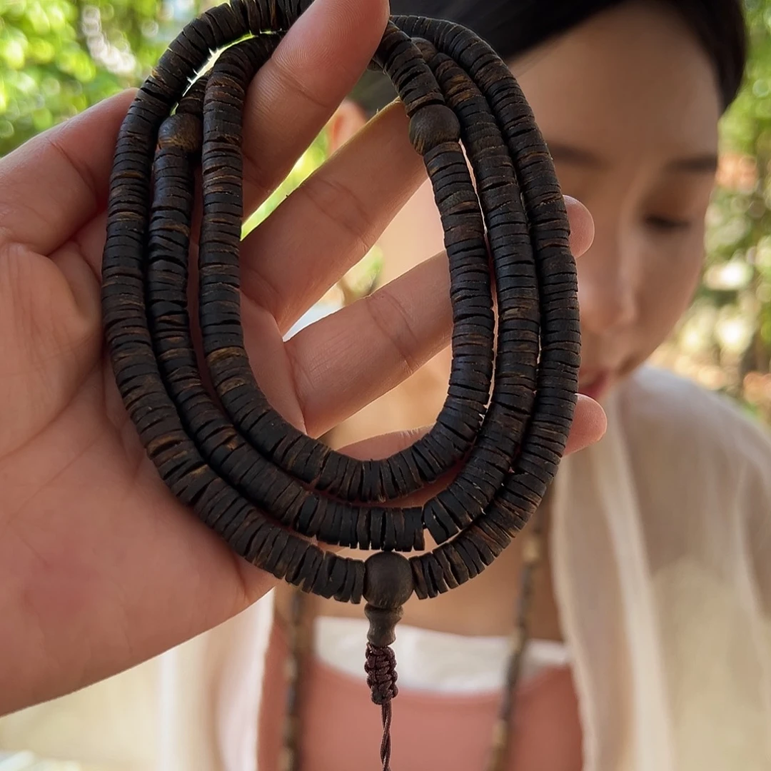 手串沉香海南老白奇金丝玉化红油沉水原母树0.7