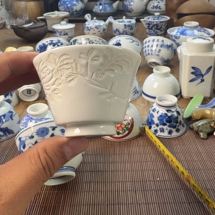 青花瓷器杯子茶具
