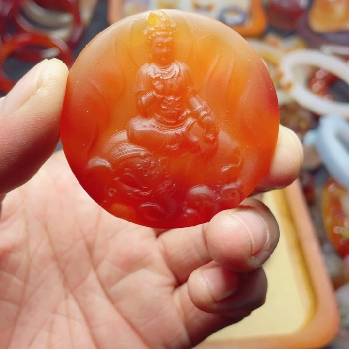 玛瑙/玉髓颈饰未镶嵌花****院