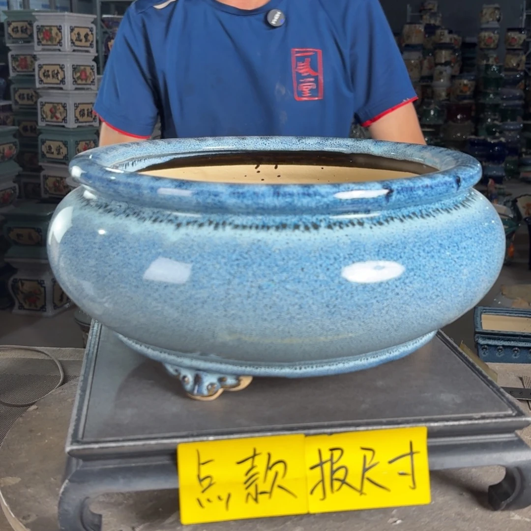 一风堂石湾花盆 内26*12