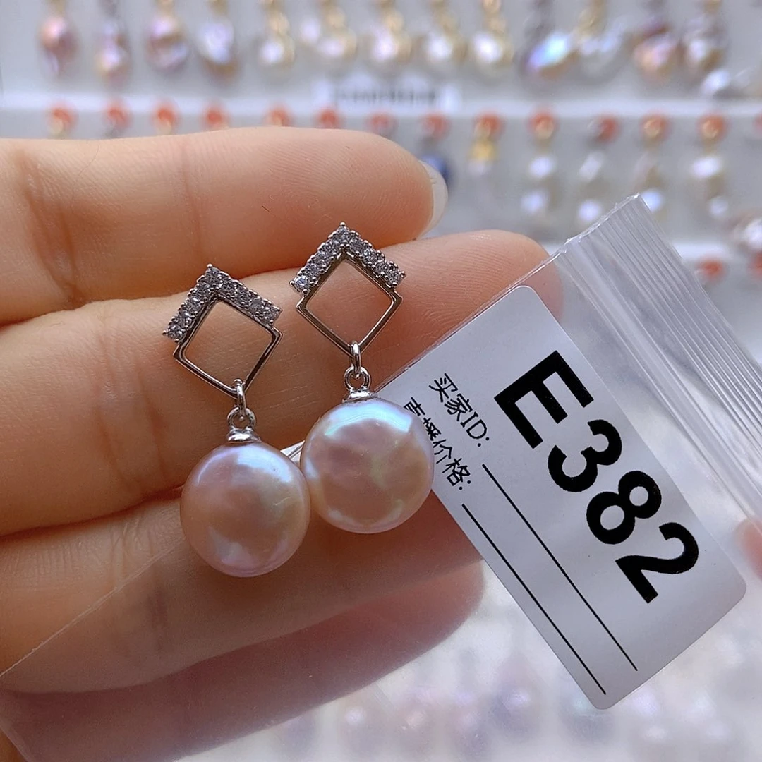 未镶嵌淡水珍珠耳饰