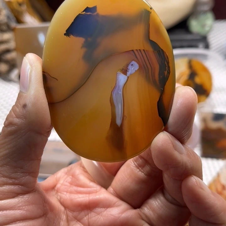 玛瑙/玉髓未镶嵌吊坠(不含链)