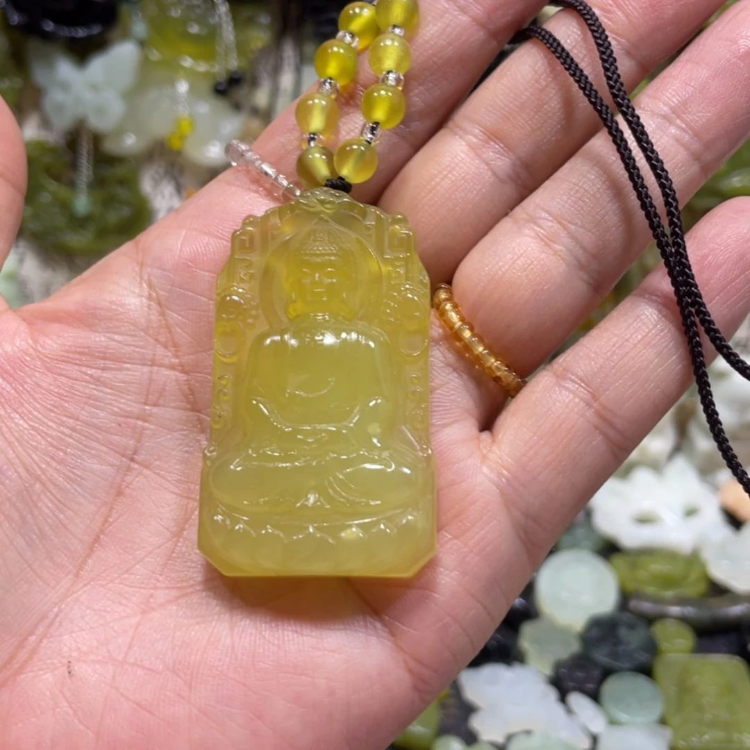 【闪购商品】岫玉颈饰未镶嵌124吊坠