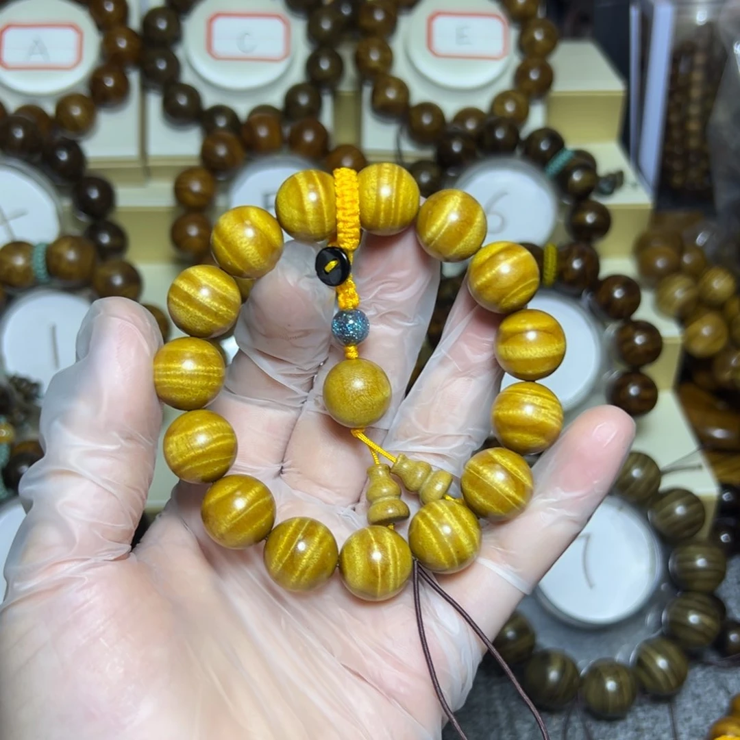 金丝楠手串/手链金丝楠木1.5