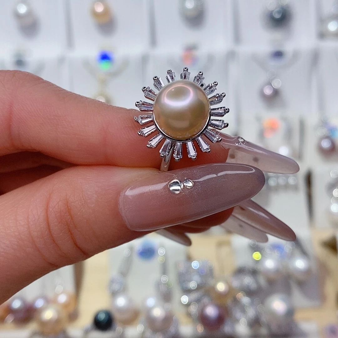 未镶嵌淡水珍珠戒指