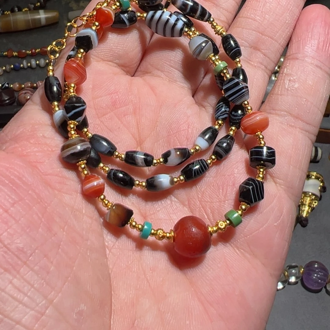 玛瑙/玉髓未镶嵌颈饰