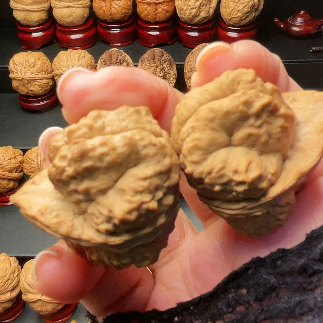 文玩核桃把件沉****£羊头……